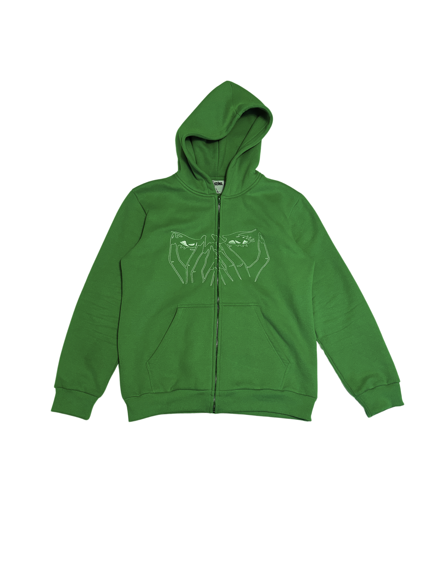 Overthinker Zip Up - Green